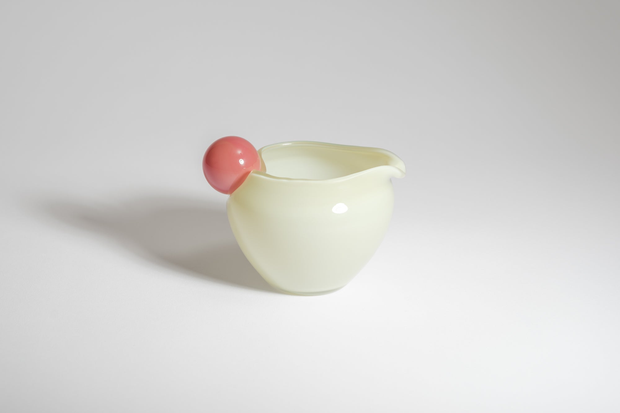 mouth-blown glass object, jug mini by Helle Mardahl, a jug for liquids, milk